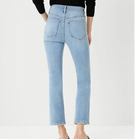 Ann Taylor The Boot Crop Jeans Size 4 - Picture 2 of 9